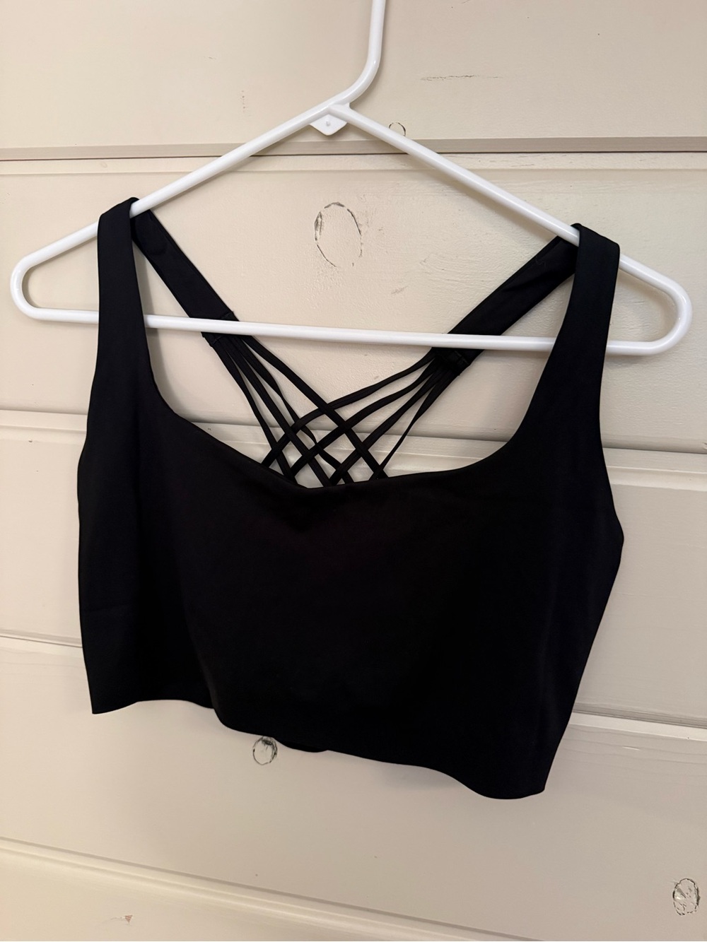 lululemon athletica sports bra appx size 10.  Band 14”